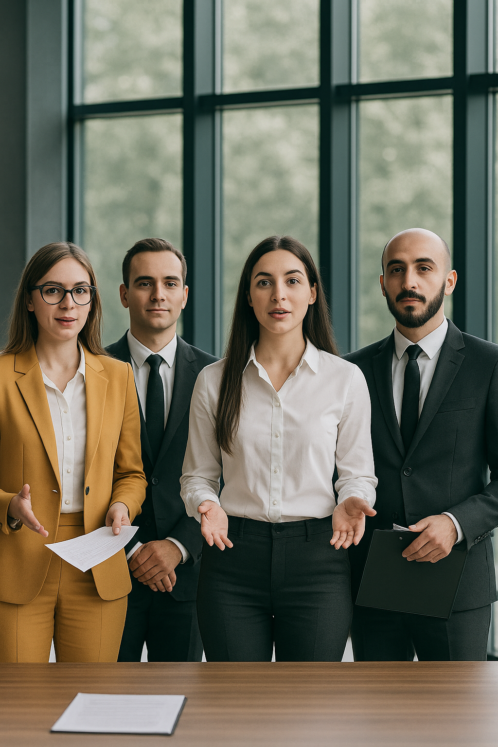 Equipo de abogados profesionales